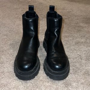 Aldo black ankle boots.